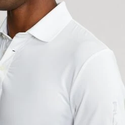 RLX Golf Shirt - Solid Airflow Polo - Ceramic White AW23 -Golf Fashion Shop rlx golf shirt solid airflow polo ceramic white aw23 785865186002 b