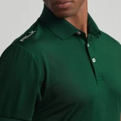 RLX Golf Shirt - Solid Airflow Polo - Moss Agate AW23 -Golf Fashion Shop rlx golf shirt solid airflow polo moss agate aw23 785865186025 1