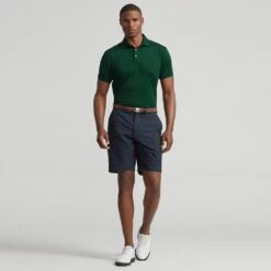 RLX Golf Shirt - Solid Airflow Polo - Moss Agate AW23 -Golf Fashion Shop rlx golf shirt solid airflow polo moss agate aw23 785865186025 3