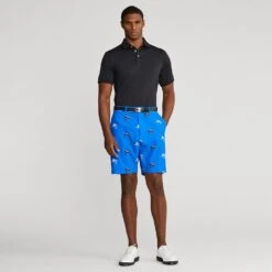 RLX Golf Shirt - Solid Airflow Polo - Polo Black AW23 -Golf Fashion Shop rlx golf shirt solid airflow polo polo black aw23 785865186003 d