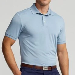 RLX Golf Shirt - Solid Airflow Polo - Vessel Blue AW23 14 RLX Golf Shirt - Solid Airflow Polo - Vessel Blue AW23 -Golf Fashion Shop rlx golf shirt solid airflow polo vessel blue aw23 785865186029 74