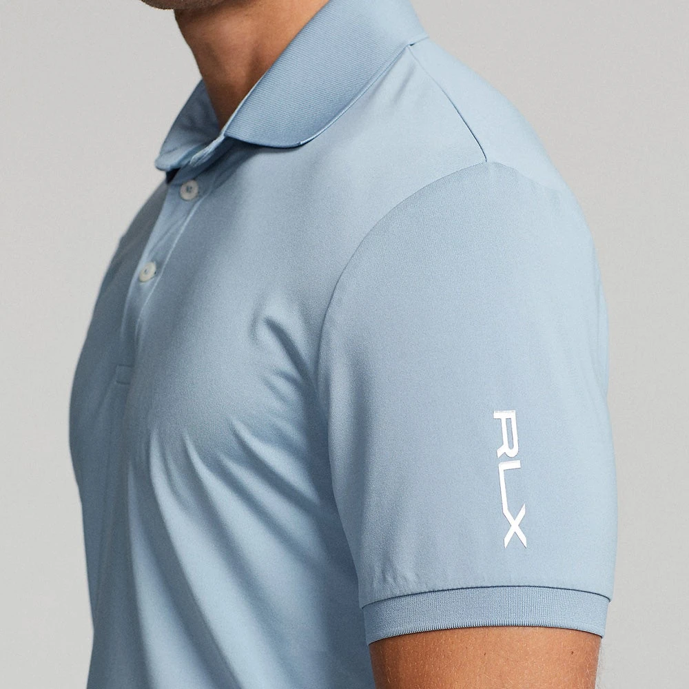 RLX Golf Shirt - Solid Airflow Polo - Vessel Blue AW23 9 RLX Golf Shirt - Solid Airflow Polo - Vessel Blue AW23 - Image 7