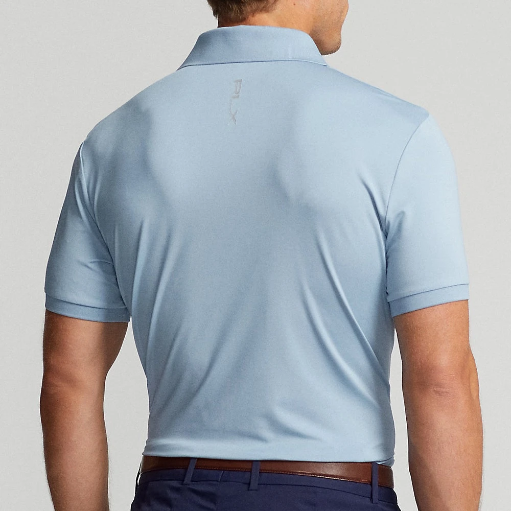 RLX Golf Shirt - Solid Airflow Polo - Vessel Blue AW23 8 RLX Golf Shirt - Solid Airflow Polo - Vessel Blue AW23 - Image 6