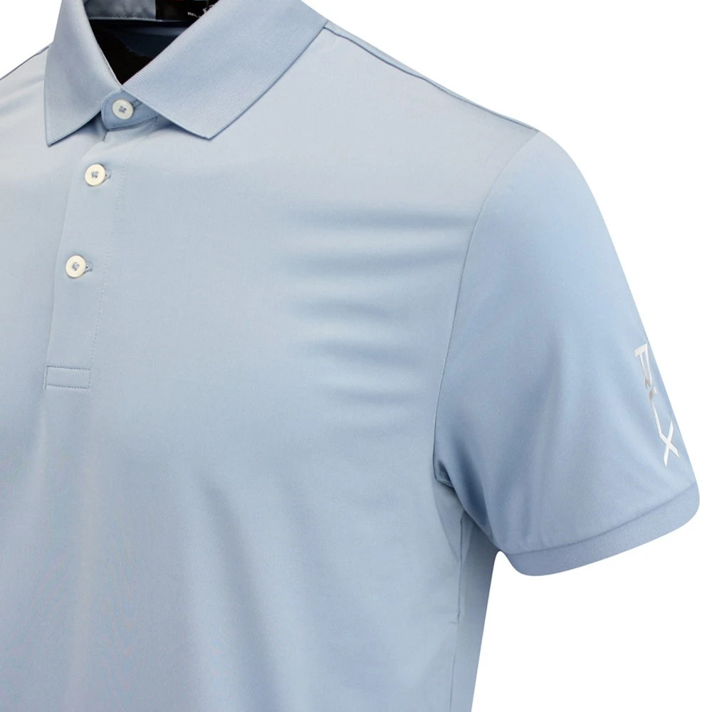 RLX Golf Shirt - Solid Airflow Polo - Vessel Blue AW23 6 RLX Golf Shirt - Solid Airflow Polo - Vessel Blue AW23 - Image 4