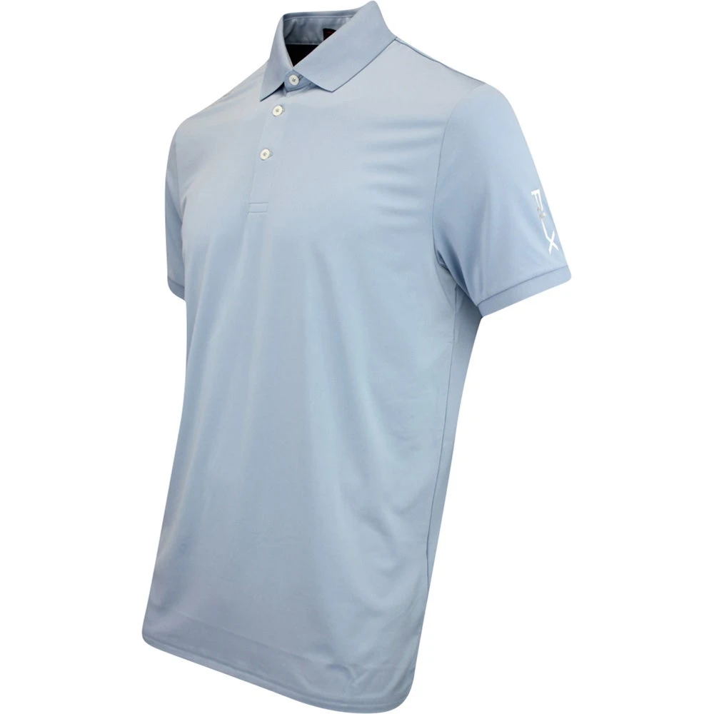 RLX Golf Shirt - Solid Airflow Polo - Vessel Blue AW23 4 RLX Golf Shirt - Solid Airflow Polo - Vessel Blue AW23 - Image 2