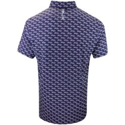 RLX Golf Shirt - Speedster Printed Airflow - Refined Navy AW23 -Golf Fashion Shop rlx golf shirt speedster printed airflow refined navy aw23 image 141