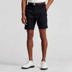RLX Golf Shorts - Cypress Tailored - Black AW23 -Golf Fashion Shop rlx golf shorts cypress tailored black ss23 785880122004 a