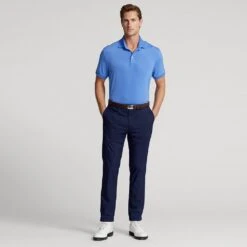 RLX Golf Trousers - Cypress Pant Slim - French Navy AW23 -Golf Fashion Shop rlx golf trousers cypress pant slim french navy ss23 785880713003 d