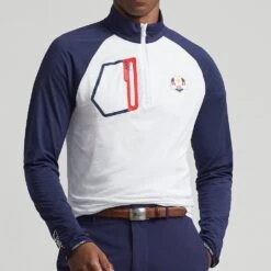 RLX Golf Pullover - Ryder Cup Jersey QZ - Team USA 2023 14 RLX Golf Pullover - Ryder Cup Jersey QZ - Team USA 2023 -Golf Fashion Shop rlx ralph lauren detail shot 0031 s7 1487988 alternate10