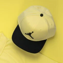 Jordan Golf Cap - Jumpman Pro Snapback - Lemon Chiffon SU23 -Golf Fashion Shop salter product detail shot 0041 layer 21