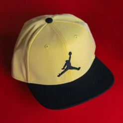 Jordan Golf Cap - Jumpman Pro Snapback - Lemon Chiffon SU23 -Golf Fashion Shop salter product detail shot 0049 layer 14